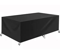 TopSoul Garden Furniture Covers Waterproof 170x60x90cm Garden Table Cover 600D Oxford Polyester Outdoor Patio Table Cover Rectangular Cover Windproof Anti-UV for Chair and Table Rattan Sofa Cover