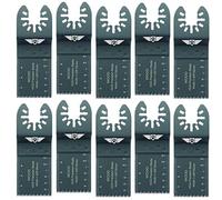 TopsTools 10pcs FA35J_10 35mm Coarse Tooth Fast Fit Multitool Blades | Compatible with DeWalt, Stanley, Black & Decker, Bosch, Fein (Non-StarLock), fast fit coarse blades cut wood quickly