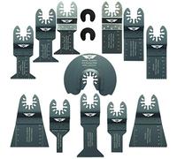 TopsTools 14pcs DRFAKD14 Mixed Fast Fit Multitool Blade Kit | Compatible with Dremel Multimax Multi-Max MM20 MM30 MM40 and MM45, Not compatible with StarLock machines, Professional