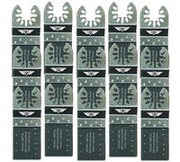 TopsTools 15pcs FA35B_15 35mm Bi-Metal Fast Fit Multitool Blades | Compatible with DeWalt, Stanley, Black & Decker, Bosch, Fein (Non-StarLock), fast fit metal cutting blades provide durable