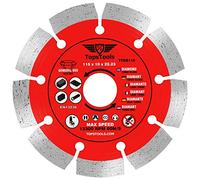 TopsTools 1pc TTDS115 115mm x 22.23mm Bore Segmented Diamond Cutting Disc