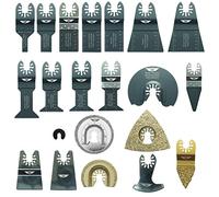 TopsTools 22pcs DRFAK22CD Mixed Fast Fit Multitool Blade Kit | Compatible with Dremel Multimax Multi-Max MM20 MM30 MM40 and MM45, Not compatible with StarLock machines, Long Life