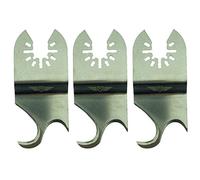 TopsTools 3pcs FA35SCCA_3 Oscillating Multitool Blades | Compatible with DeWalt, Stanley, Black & Decker, Bosch, Fein (Non-StarLock), mixed blades cut wood, metal and plastic