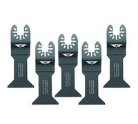 TopsTools 5pcs FA44L_5 44mm Fine Tooth Fast Fit Multitool Blades | Compatible with DeWalt, Stanley, Black & Decker, Bosch, Fein (Non-StarLock), fast fit mixed blades cut wood, metal & plastic