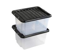Topstore 012450/10 TopBox 24 Litre Containers with Lids (10 Pack)