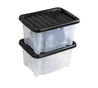 Topstore 012455/10 TopBox 35 Litre Containers with Lids (10 Pack)
