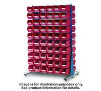 Topstore MDS1.5 Spacemaster TC Double Sided Bin Kit 28 x TC6 Red 011532B