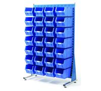 Topstore MSS1.5 Spacemaster TC Single Sided Bin Kit 28 x TC5 Blue 011520C