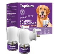 TopSum Dog Calming Plug In: Premium Dog Calming Kit - Calming For Dogs Fireworks - Calming Plug Ins For Dogs - Pheromone Diffuser For Dogs, 2 Pack (Purple)