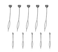 Topsy Hair Tail Tools for Women 10 Pcs Styling Tools Set Bladder Red Hair Making Tools 2 Sizes for Hairstyle Easy Hair Styling Tools