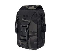 TOPTACPRO Removable Tactical Medical Pouch Rip-away MOLLE IFAK Pouch for Camping Hunting Traveling 500D Nylon, Camo Black