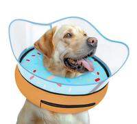 Toptakeit Elevated Inflatable Dog Cone Collar Alternative After Surgery, Dog Donut Collar, Soft Pet Cone to Stop Licking for Small Medium Large Dogs
