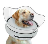 Toptakeit Elevated Inflatable Dog Cone Collar Alternative After Surgery, Dog Donut Collar, Soft Pet Cone to Stop Licking for Small Medium Large Dogs