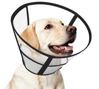 Toptakeit Soft Dog Cone Alternative After Surgery, Elizabethan Pet Recovery Collar for Small Medium Large Dogs, Comfortable Dog Head Cone to Stop Licking