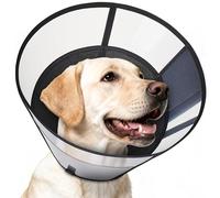 Toptakeit Soft Dog Cone Alternative After Surgery, Elizabethan Recovery Collar for Small Medium Large Dogs, Comfortable Dog Head Cone to Stop Licking