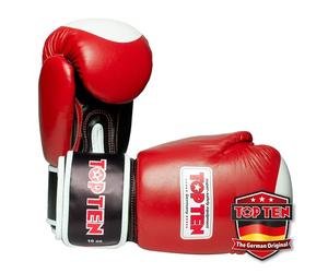TopTen WAKO Boxing Gloves 10 oz Red