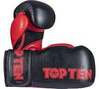 TopTen XLP Unisex Gloves, unisex, 2268-9414, black/red, 14 oz