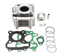 Topteng 50cc Cylinder Piston Gaskets Top End Kit fit for Sym Orbit II 25 50 Jet 4 Symphony