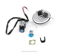 Topteng Ignition Switch Fuel Gas Cap Seat Lock Key Set 35010-KPP-860 fit for Honda CBR125R 2004-2010, CBR125RS 2005-2006, CBR125RW 2005-2010