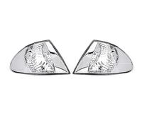 Topteng Pair Front Indicator Turn Signal Corner Clear Lights fit for BMW 3 Series E46 Sedan 1999-2001, not fit 2-door models