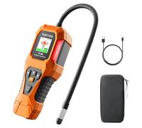 TOPTES RT-108 Refrigerant Leak Detector, HVAC Freon Leak Detector with Halogen Ionization Sensor, Air Conditioning Detection with 3 Sensitivity Levels for R134a CFCs、HCFCs、HFCs - Orange