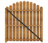 TOPTGO 10' Telescopic Gate Brace,Extends from 64 to 120 Inches Adjustable Steel Anti Sag Gate Kit for Outdoor Yard Wooden Fence Gates