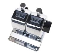 TOPTIE 2-Unit Tally Counter with Base, Counter Clicker On Stand for Coaching, Knitting, People