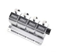 TOPTIE 4-Unit Tally Counter with Base, Counter Clicker On Stand for Coaching, Knitting, People