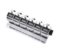TOPTIE 6-Unit Tally Counter with Base, Counter Clicker On Stand for Coaching, Knitting, People