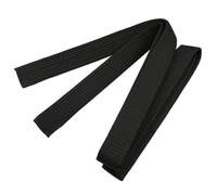 TOPTIE Karate TaeKwonDo Belt, Martial Arts Double Wrap Solid Rank Belt-Black-Size 2