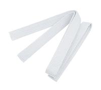 TOPTIE Karate TaeKwonDo Belt, Martial Arts Double Wrap Solid Rank Belt-White-Size 4
