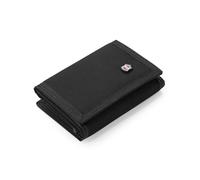 TOPTIE Trifold Wallet for Men, Casual Billfold Purse with 7 Credit Card Slots Extra Capacity-Black