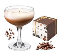 Toptime Coffee Candle Scented, Expresso Martini Candles Gifts for Women Men, 35h Long Burning Time Natural Soy Candle with Cotton Wick, Aromatherapy Coffee Gift for Birthday, Wedding and Home Decor