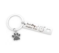 TOPTIPTU Dog Walking Gifts Dog Walker Gifts Dogs Dad Gift For Dogs Lovers Gift For Women Keyring Keychain Christmas Presents