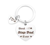 TOPTIPTU Step Dad Gifts,Stepdad Gifts,Stepdad Christmas Gifts,Step Dad Father's Day Gift,Father's Day Gifts Keyring,Keychain