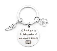 TOPTIPTU Teacher Gifts For Women,Thank You Teacher Gifts,Teacher Gifts Keyring,Teachers Gift For Teachers,Best Teacher Gift,Teaching Assistant Leaving Presents,Christmas Presents For Women