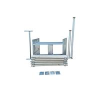 Toptower Classic 5.5m (WH) DIY Galvanised Scaffold Tower 4' x 4' Base Size