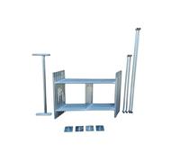 Toptower Classic Scaffolding Tower 4.65m (Working Height) 4' x 4' Base Size DIY Galvanised Scaffold Tower (Basic Kit)