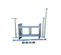 Toptower Classic Scaffolding Tower 4.65m (Working Height) 4' x 4' Base Size DIY Galvanised Scaffold Tower (Basic Kit with Stabilisers)