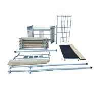 Toptower Classic Scaffolding Tower 6.3m Working Height 4 x 4' Base Size DIY Galvanised Scaffold Tower Full KIT