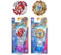 Toptoys2u Bargain Bundles Bey-Blade Burst Rise Twin Pack Burst Rise Galaxy Zeutron Z5 & Hypersphere Typhon T5