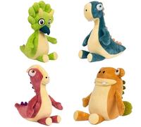 Toptoys2u Bargain Bundles Gigantosaurus Super Soft 20cm Gift Quality Dinosaur Plush Toys - Pack of All 4 - Tiny, Bill, Rocky, & Mazu