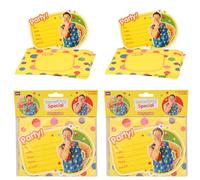 Toptoys2u Bargain Bundles Something Special Mr Tumble Childrens Partyware Invitations Party Loot Bags & More - Pack of 12 Invites
