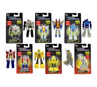 Toptoys2u Bargain Bundles Transformers Limited Edition Age 6+ 6.5cm Collectible Miniature Action Figure Toys - Set of All 6 - Megatron, Starscream, Soundwave, Optimus Prime, Bumblebee, & Grimlock