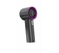 TopTrend1 Turbo Portable Handheld Fan, USB Rechargeable Mini Fan, Powerful Cooling with Long Lasting Battery Life, Personal Cooling for Office, Travel, Gym, Outdoors, Home. (Grey, Purple Trim)