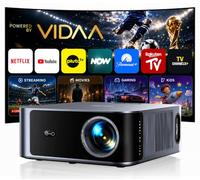 TOPTRO X9 Pro Smart Projector 4K Power by VIDAA, 2200 ANSI High Brightness, 40W Speakers, Dolby, Voice Control【Faster Speed & More APPs & TV Live】FHD 1080P Home Cinema Projectors, HDR 10, Auto Focus