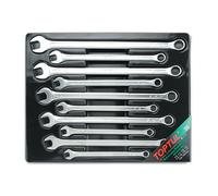 Toptul 10 Piece 15° Offset Extra Long Combination Wrench Set 10 - 19mm