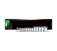 Toptul 14Pcs 1/4 Inch 3/8 Inch & 1/2 Inch Drive Star Torx Socket Rail Tool Set Gaar1402