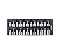 Toptul 24 Piece 1/2 Inch Drive Bit Socket Set Torx Hex Spline Phillips Gaat2403