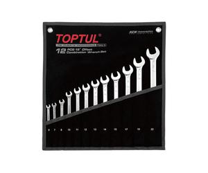 Toptul 26Pcs Long Combination Wrench Set Chrome Vanadium Metric Gpaa2602